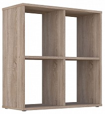 Стеллаж Polini Home Smart, древесина коричневая светлая дуб. Фото