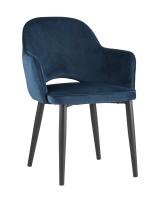 Стул Венера велюр сине-зеленый. Фото №1