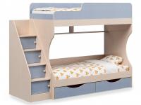 Кровать двухъярусная Р443 Капризун 6, голубой Кровать двухъярусная Р443 Капризун 6, голубой. Фото №1