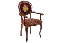 Стул деревянный Кресло Adriano 2 вишня / патина