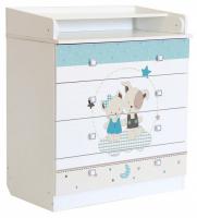 Комод пеленальный Polini Kids Simple 1580, белый