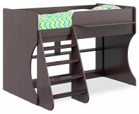 Кровать-чердак Р436 Капризун 2, древесина коричневая светлая дуб Кровать-чердак Р436 Капризун 2, древесина коричневая светлая дуб. Фото №1