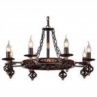 Подвесная люстра Arte Lamp Cartwheel A4550LM-8CK фото Подвесная люстра Arte Lamp Cartwheel A4550LM-8CK. Фото №1