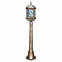 Наземный высокий светильник Feron Витраж с ромбом 11338