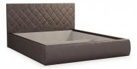Ника Кровать 1.6 шоколад (экокожа) Ника Кровать 1.6 шоколад (экокожа). Фото №1