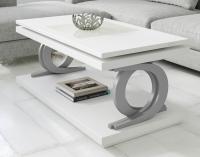 Журнальный стол NORA 2062 Blanco/Plata