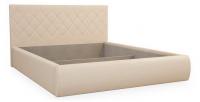 Ника Кровать 1.6 крем (экокожа) Ника Кровать 1.6 крем (экокожа)