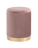 Пуф Шарлотта с ящиком велюр розовый фото Пуф Шарлотта с ящиком велюр розовый. Фото №1