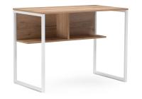 Стол, Клер Лофт дуб делано светлый / матовый белый фото Стол, Клер Лофт дуб делано светлый / матовый белый. Фото №1