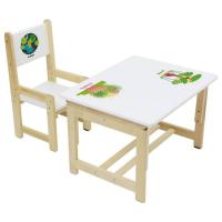 Набор учебный Polini kids Eco 400 SM, белый. Фото №1