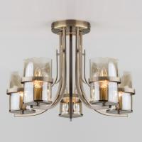 Потолочная люстра Eurosvet Coppa 60085/5 античная бронза. Фото №1