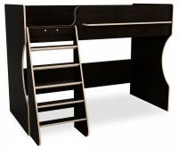 Кровать-чердак Р432 Капризун 1, древесина коричневая светлая дуб Кровать-чердак Р432 Капризун 1, древесина коричневая светлая дуб. Фото №1