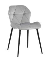 Стул Эдвин велюр серый. Фото №1