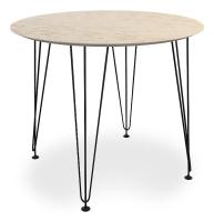 Антей 2 Стол (обеденный) камень светлый/черный