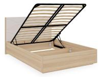 Зара Кровать 1.4 Люкс дуб сонома/белый Зара Кровать 1.4 Люкс дуб сонома/белый. Фото №1