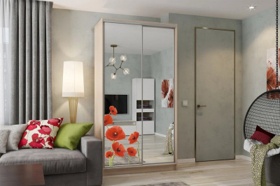 Рио 4-600 маки (полки справа) дуб млечный. Фото