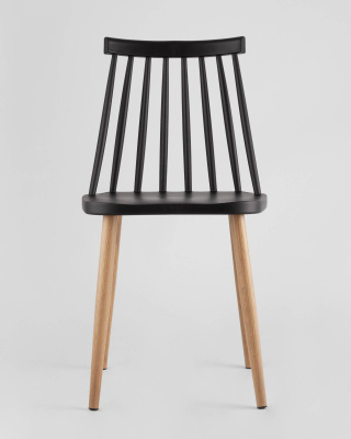 Стул Морган пластиковый черный. Фото №4