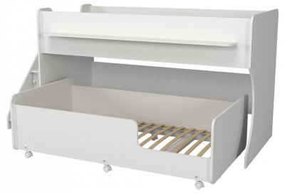 Кровать двухъярусная Р444-2 Капризун 7, белый фото Кровать двухъярусная Р444-2 Капризун 7, белый. Фото №3