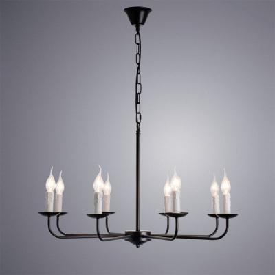 Подвесная люстра Arte Lamp Graff A1857LM-8BK фото Подвесная люстра Arte Lamp Graff A1857LM-8BK. Фото №2