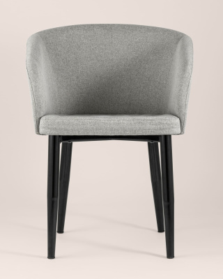 Кресло Ральф рогожка серый. Фото