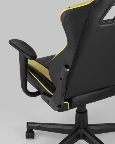 Кресло игровое TopChairs Impala желтое. Фото №8