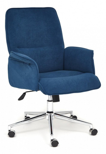 Кресло YORK флок , синий, 32. Фото №1