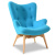Кресло DC917 blue-голубое фото Кресло DC917 blue-голубое. Фото №1