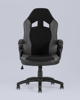 Кресло игровое TopChairs Skyline серое фото Кресло игровое TopChairs Skyline серое. Фото №5