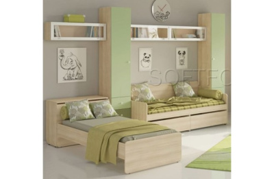 Кровать односпальная на каркасе Силуэт. Фото