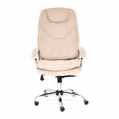 Кресло SOFTY LUX  флок , бежевый, 7. Фото №2