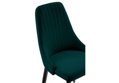 Стул Kora green / black фото Стул Kora green / black. Фото №5