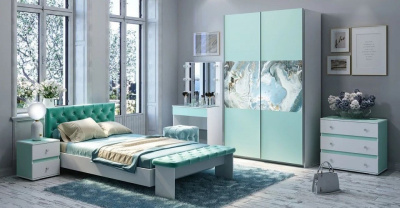 Банкетка Тифани,зеленый. Фото