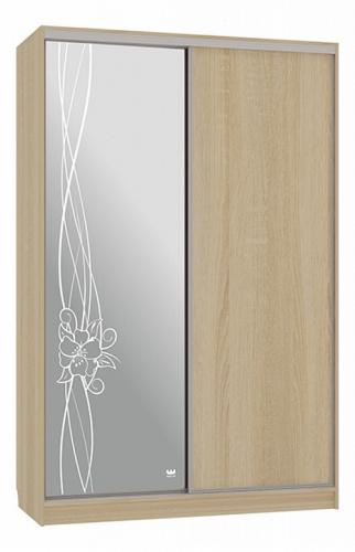 Рио 1-600 волны 2 (полки справа) дуб сонома. Фото №1