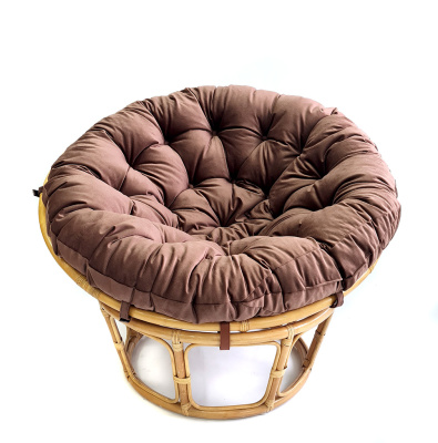 Кресло Папасан 23/01 с коричневой подушкой. Фото №5