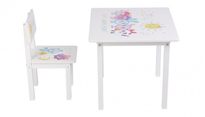 Набор для детской Polini Kids Малышарики 105 S, белый. Фото №4