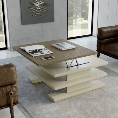 Журнальный стол NORA 2068 Vainilla/Sauce. Фото