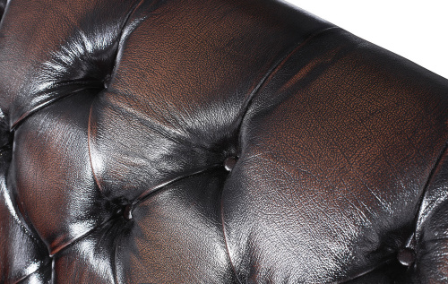 Диван B-128 лавсит (2-х местный) коричневый. Фото №13