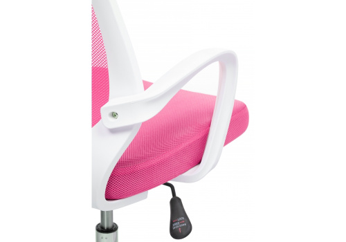 Компьютерное кресло Ergoplus белое / розовое. Фото №8