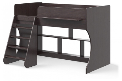 Кровать-чердак Р436 Капризун 2, древесина коричневая светлая дуб фото Кровать-чердак Р436 Капризун 2, древесина коричневая светлая дуб. Фото №3