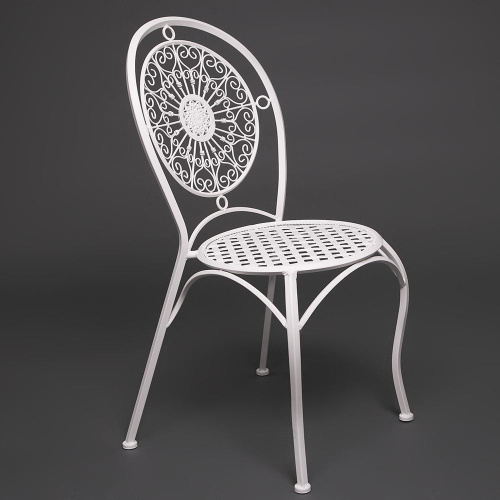 Кованый стул Secret De Maison Gloria белый. Фото №3