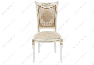 Стул деревянный Mariano молочный / патина. Фото