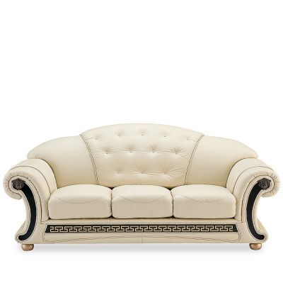 Диван Versace 3-х местный белый. Фото №3