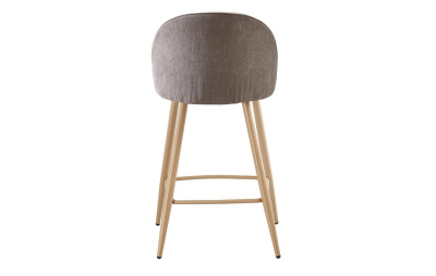 Стул полубарный 373B-2 бежевый/дерево. Фото №5