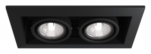 Встраиваемый светильник Maytoni Metal Modern DL008-2-02-B фото Встраиваемый светильник Maytoni Metal Modern DL008-2-02-B. Фото №1