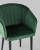 Стул с подлокотниками Нейтон велюр зеленый фото Стул с подлокотниками Нейтон велюр зеленый. Фото №9