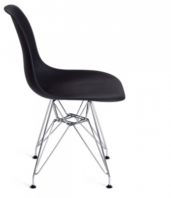 Стул Secret De Maison CINDY IRON CHAIR (EAMES) (mod. 002) металл, пластик, 51x46x82,5, черный (поставляется по 4 шт). Фото