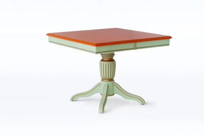 Стол Орион 9 с патиной (резная нога). Фото