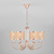 Подвесная люстра Eurosvet Licata 60099/6 перламутровое золото. Фото №2