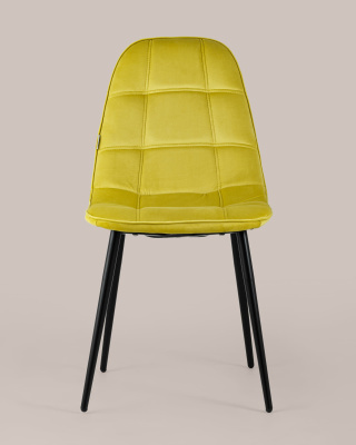 Стул Тейлор велюр желтый. Фото №5