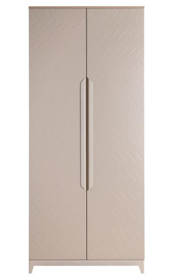 Шкаф двухстворчатый Сканди Жемчужно-белый. Фото